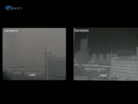 可見(jiàn)光與熱紅外透霧效果對(duì)比